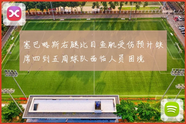 塞巴略斯右腿比目鱼肌受伤预计缺席四到五周球队面临人员困境